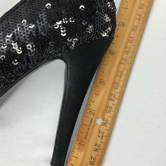 ℹ️ PEEP TOE SEQUIN STILETTOS 💥Chinese Laundry - Picture 4 of 7